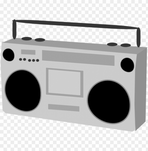 technology - boombox clipart PNG Graphic with Transparent Background Isolation
