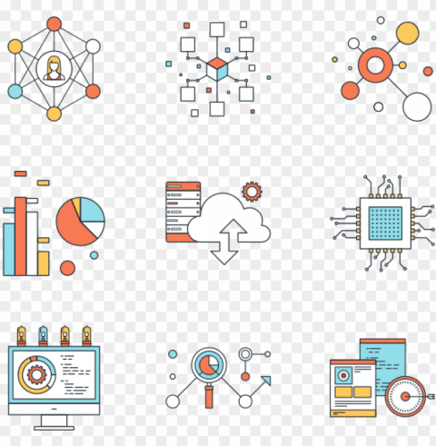 technology vector - technology vector icons PNG Image with Transparent Isolated Design