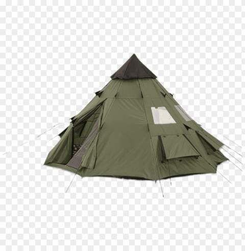 teepee camping tent PNG Image with Transparent Cutout