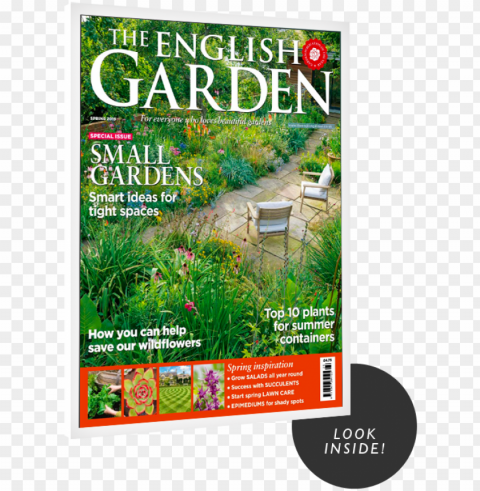 teg sample magazine cover - the english garden magazine PNG for online use