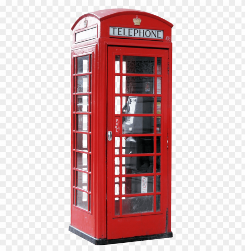 telephone booth side view Transparent picture PNG