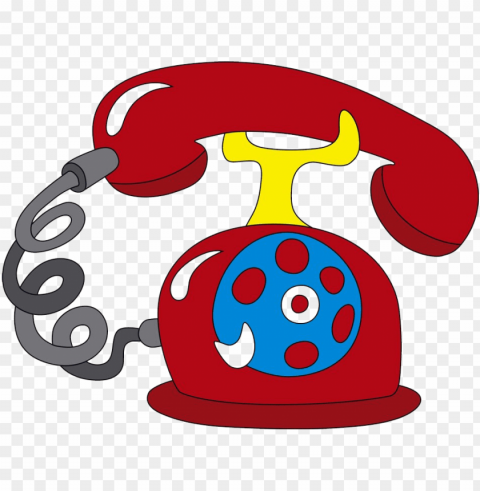 telephone rotary dial mobile phone icon - telephone ico Isolated Graphic Element in Transparent PNG