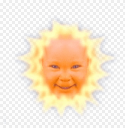 teletubbies sun - baby PNG with Isolated Transparency