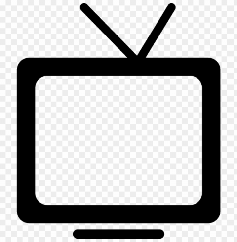 television vector png Isolated Artwork on Transparent Background