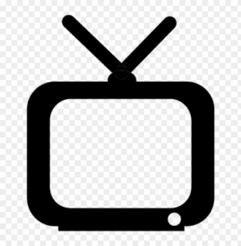 television vector Isolated Character in Clear Background PNG
