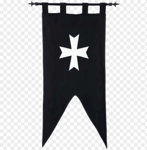 templar knight order of hospitallers banner by marto - medieval flag Free PNG images with transparent layers