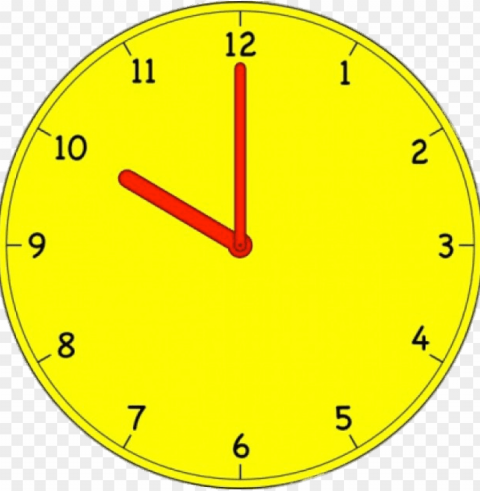 ten o'clock yellow clock Transparent PNG images extensive gallery