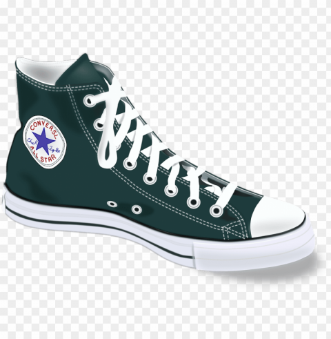 tenis converse Transparent Background Isolation in PNG Image