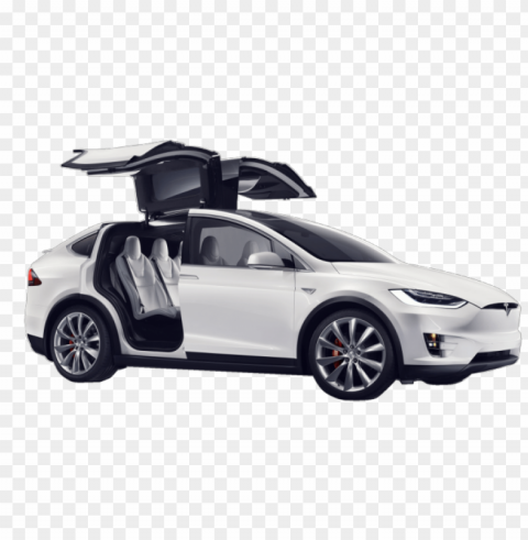 tesla cars file PNG Graphic Isolated on Transparent Background