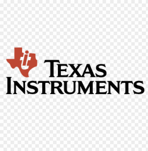 texas instruments logo vector free PNG with clear background set