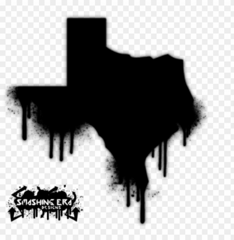 texas paint drip psd - texas psd Isolated PNG Item in HighResolution