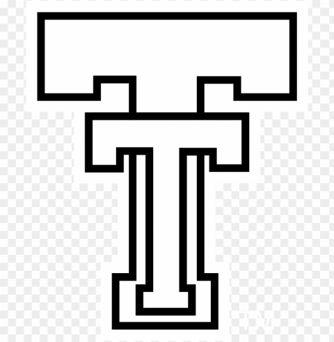 texas tech red raiders logo black and white - texas tech double t logo sv PNG transparent photos assortment