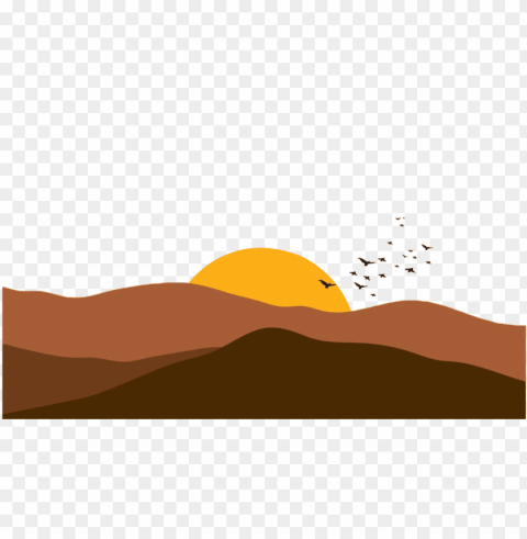 text cartoon sky illustration - desert cartoon Isolated Character in Transparent PNG