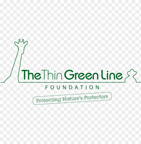 tglf logo with slogan - thin green line logo PNG for social media
