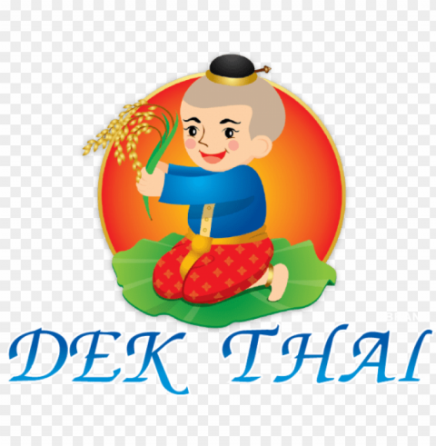 thai cartoon - dek thai Clean Background PNG Isolated Art