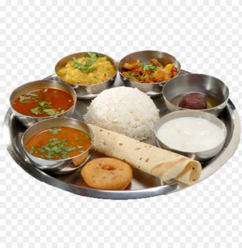 thali menu - veg thali PNG pictures without background