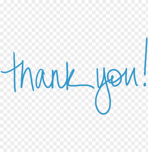 thank you blue text Transparent Cutout PNG Isolated Element PNG transparent with Clear Background ID 1d884265