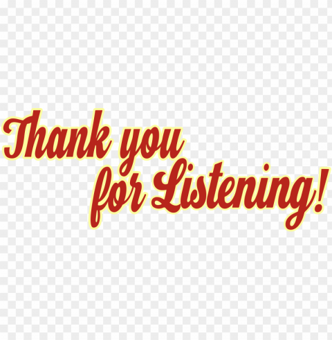 thank you for listeni High-quality PNG images with transparency