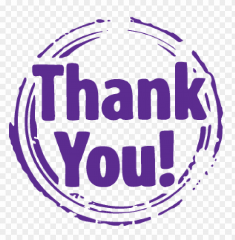 Thank You Purple Stamp Transparent PNG Graphics Bulk Assortment