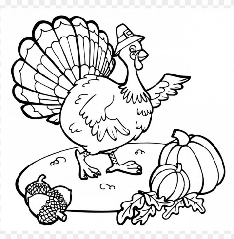 thanksgiving coloring pages color PNG images with transparent backdrop