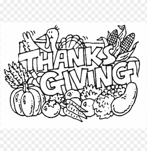thanksgiving coloring pages color PNG images with transparent canvas comprehensive compilation