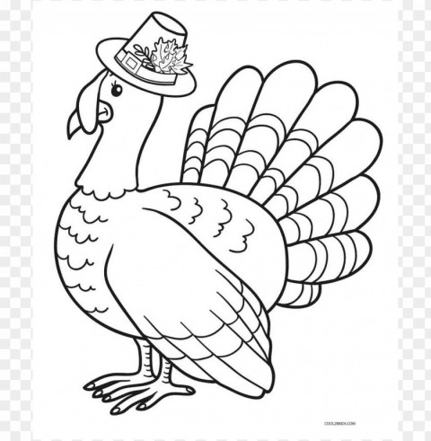 thanksgiving coloring pages color PNG images with transparent elements pack