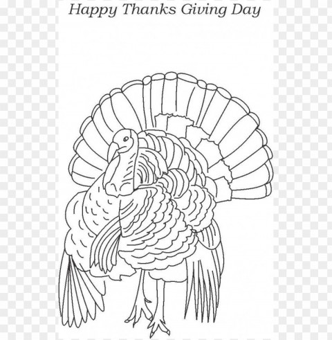 thanksgiving coloring pages color Transparent Background Isolated PNG Figure