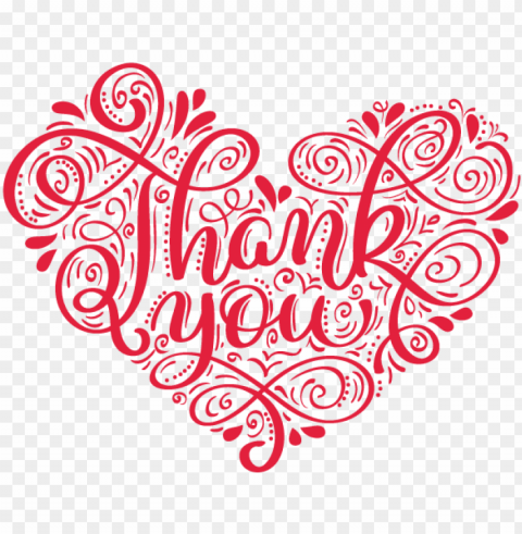 Thankyou-heart - Thank You In A Heart Clear PNG Graphics