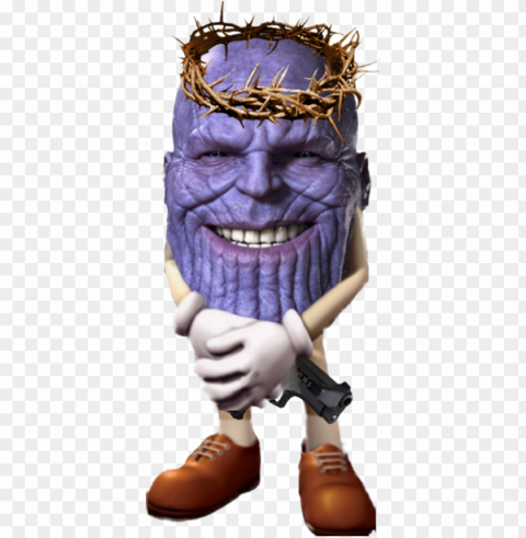 thanos as a eggplant PNG graphics with alpha transparency broad collection