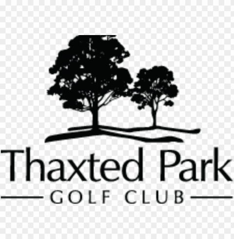 thaxted park golf club - red gum tree silhouette ClearCut PNG Isolated Graphic