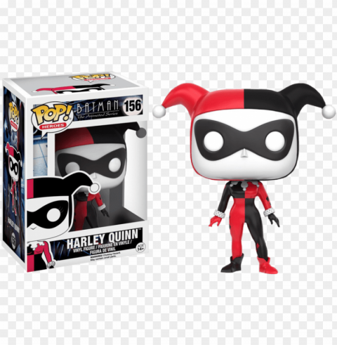 the animated series - funko dc comics harley quinn vinyl po PNG transparent images for social media