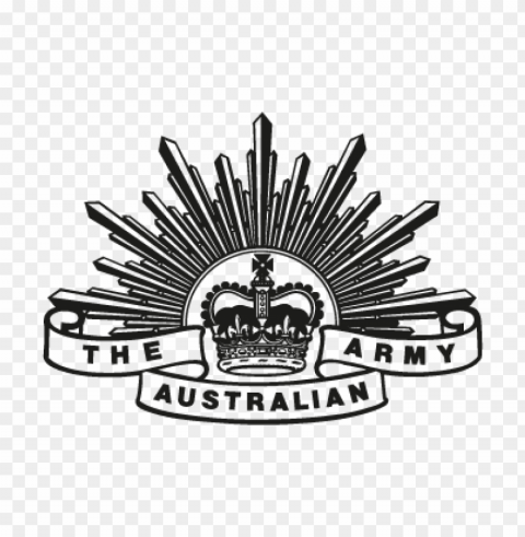 the australian army vector logo free PNG Image Isolated with Transparent Clarity