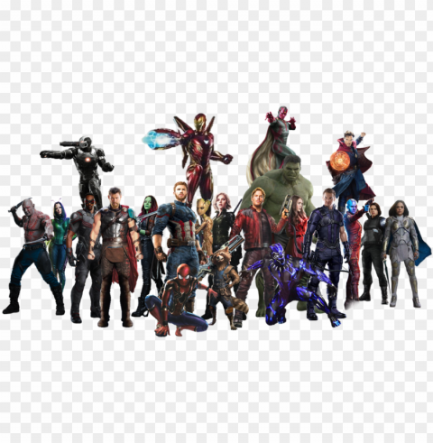the avengers - avengers infinity war Isolated Artwork in Transparent PNG