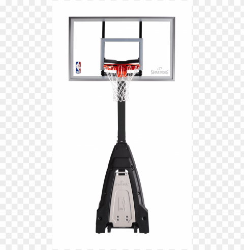 the beast 60 glass portable basketball hoop system - spalding the beast glass portable basketball hoo Isolated Subject on HighResolution Transparent PNG