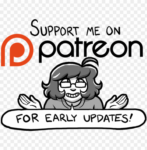 the best places to stalk me currently are my tumblr - become my patron on patreo PNG Image with Clear Isolated Object