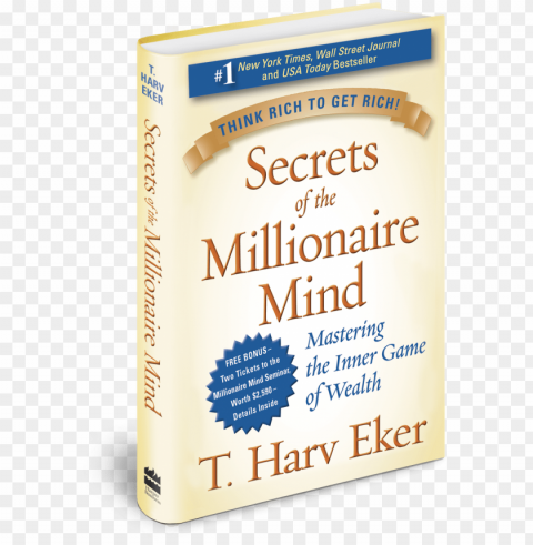 the best selling book secrets of the millionaire mind - secrets of the millionaire mind book Isolated Subject on HighQuality PNG