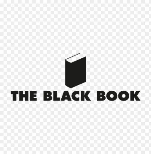 the black book vector logo PNG for free purposes