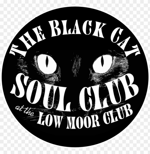 the black cat soul club at low moor club cover Transparent PNG Isolated Graphic Element