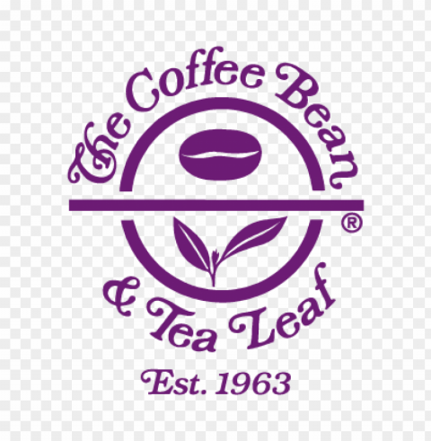 the coffee bean & tea leaf vector logo free download PNG transparent images for printing