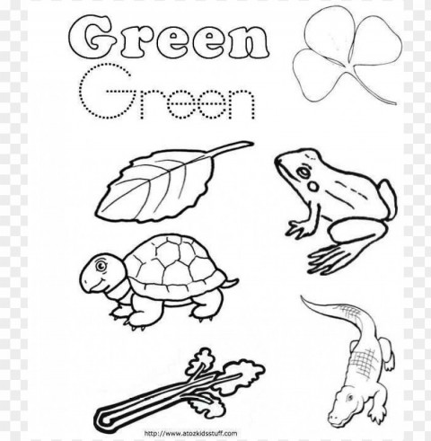 the color green coloring pages PNG Isolated Object on Clear Background PNG transparent with Clear Background ID 14815570