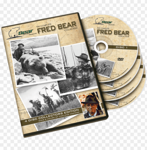 the complete fred bear collectio PNG transparent graphic
