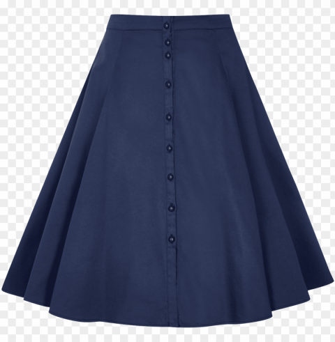the dark blue swing skirt - miniskirt Transparent PNG graphics archive