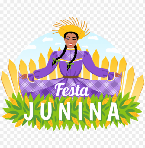 the design of the poster of the festa junina with a - illustratio Clear Background Isolated PNG Icon