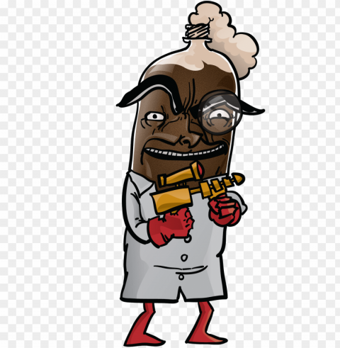 the evil dr - cartoo PNG Image Isolated with Transparent Clarity