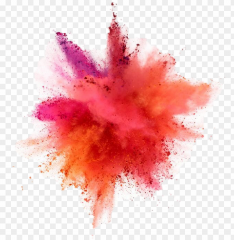 the explosion of color - paint powder explosion Transparent PNG pictures complete compilation