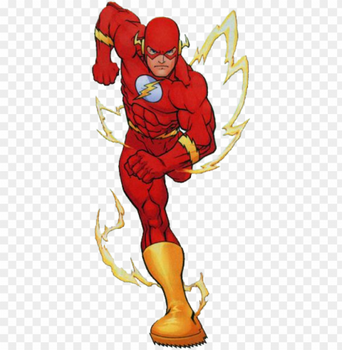 the flash dc comics superheroes dc comics characters - flash comic clipart Transparent Background Isolation in PNG Format