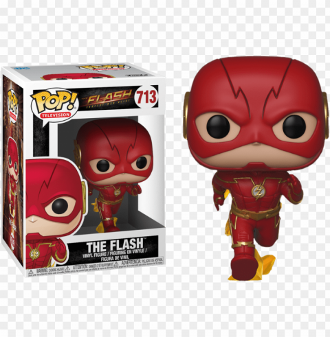 the flash - flash tv series pop vinyl figure PNG Image with Isolated Graphic