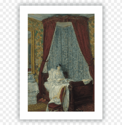 The French Breakfast - Giclee Painting Hassams The French Breakfast 1910 PNG Pics With Alpha Channel