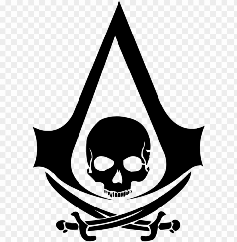 The G Ery For Assassins Creed 4 Logo - Assassins Creed Pirate Logo Transparent PNG Images For Design