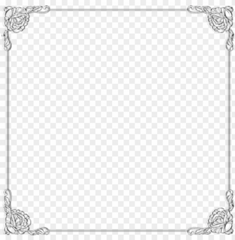 the gallery for silver frames and borders elegant - silver frame Transparent PNG Isolated Graphic Detail